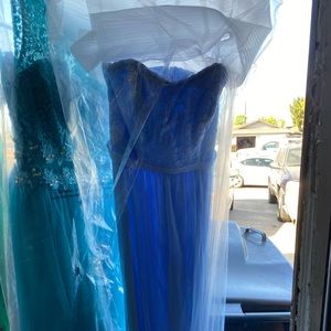 Very beautiful  baby blue long dress